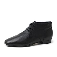 Bata2019秋季新款专柜同款简约休闲英伦帅气系带女低踝靴ACU41CD9