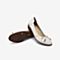 Bata拔佳2020春专柜同款休闲牛皮革平软底坡跟浅口单鞋女ACG01AQ0