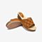 Bata2020夏商场同款仙女真皮水钻厚底坡跟外穿网红凉拖鞋AES08BT0