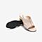 Bata百搭时装凉鞋2020夏商场同款真牛皮女中粗跟外穿拖鞋1911DBT0