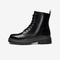 Bata厚底马丁靴2020冬商场新英伦八孔透气真皮百搭短靴WAG06DD0