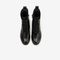 Bata马丁靴女2020冬商场新款英伦风复古真皮中高粗跟短靴AMG40DD0