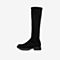 Bata瘦瘦靴女2020冬商场新款英伦百搭弹力粗跟过膝长筒靴ZFS13DG0