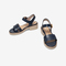 Bata罗马凉鞋女2021夏季商场同款百搭中粗跟牛皮一字带AIJ02BL1