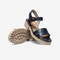 Bata罗马凉鞋女2021夏季商场同款百搭中粗跟牛皮一字带AIJ02BL1