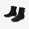 Bata时装靴女2021冬季商场新款百搭粗跟软底牛皮短筒靴AIK51DZ1