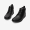 Bata马丁靴女2021冬季商场新款百搭羊皮平跟软底短靴AWM50DD1