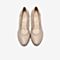 Bata浅口单鞋女2021秋季商场新款真羊皮粗跟软底奶奶鞋AQ712CQ1