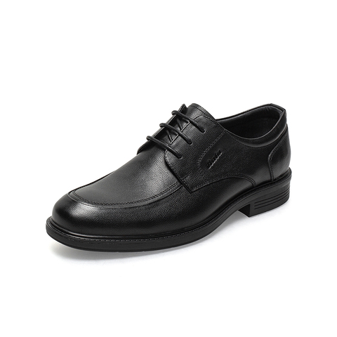 Bata商务正装鞋男2022春季商场新款英伦风真牛皮德比鞋10123AM2