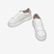Bata小白鞋女单2022春季新款牛皮平厚底透气运动板鞋AB228AM2