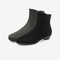 Bata时装靴女2022冬商场新款高跟软底磨砂牛皮通勤短筒靴AIK41DD2