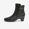 Bata时装靴女2022冬商场新款粗跟软底羊皮舒适通勤短筒靴AQ771DD2