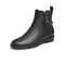 Bata切尔西靴女2022冬商场新款牛皮英伦设计感链条短筒靴ATA40DD2
