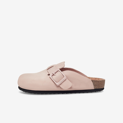 Bata包头拖鞋女2023夏季商场新款英伦风牛皮舒适勃肯鞋VNW01BH3