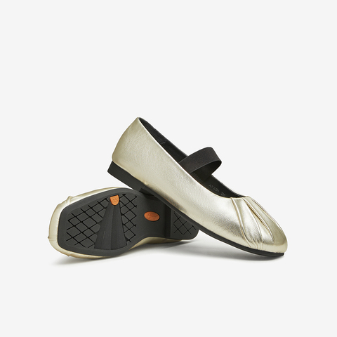 Bata浅口单鞋女2024春商场羊皮优雅通勤百搭甜美芭蕾舞鞋AFZ36AQ4