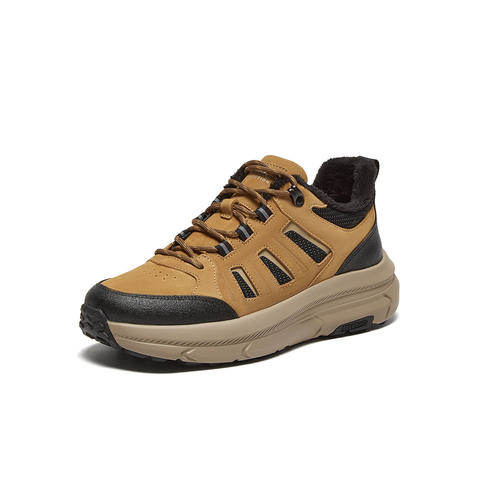 Bata休闲鞋男2024冬季新款厚底透气舒适牛皮通勤运动鞋F3818DM4