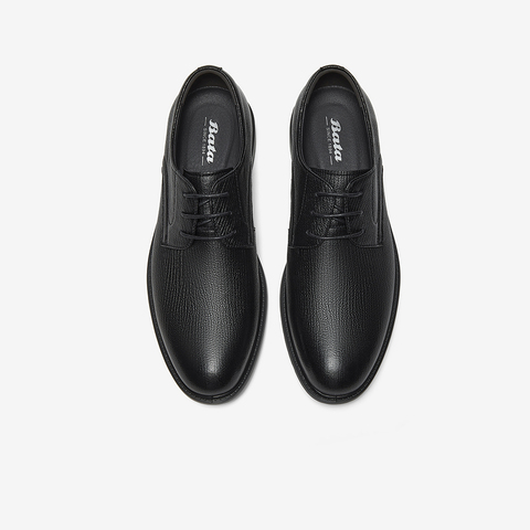 Bata英伦正装皮鞋男2025春商场新款羊皮商务通勤德比鞋26605AM5