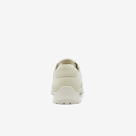 Bata休闲鞋女2025春商场新款百搭牛剖皮厚底鱼骨运动单鞋TH022AM5