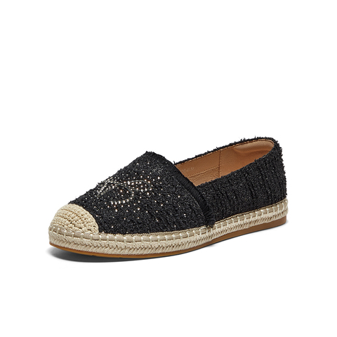 Bata渔夫鞋女2025春季新款通勤舒适百搭一脚蹬单鞋9571DAA5