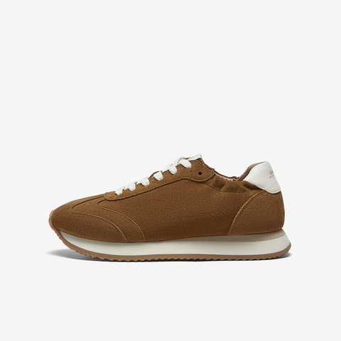 Bata阿甘鞋女2025春季新款牛皮厚底透气休闲百搭运动鞋UNP02AM5