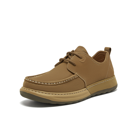 Bata商务休闲鞋男2025春季商场新款英伦风百搭牛皮工装鞋31101AM5