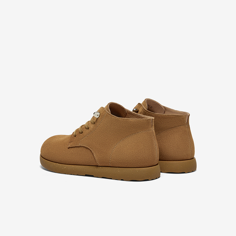 Bata袋鼠鞋女2025春新款百搭牛剖皮厚底百搭高帮单鞋3098DAM5