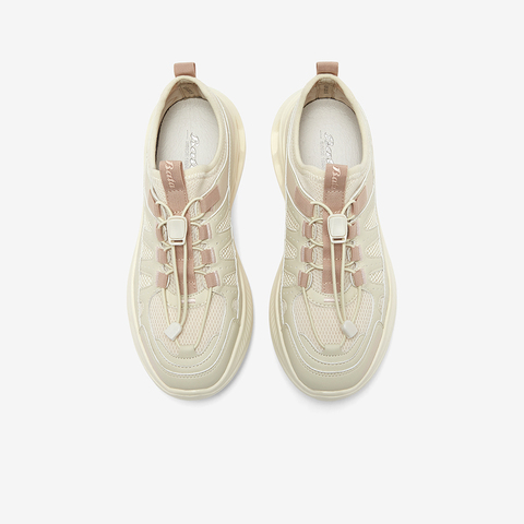 Bata休闲鞋女2025春季商场新款厚底透气通勤百搭运动VLH79AM5