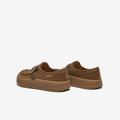 Bata袋鼠鞋女2025春商场新款百搭牛剖皮厚底百搭软底单鞋AGU26AM5