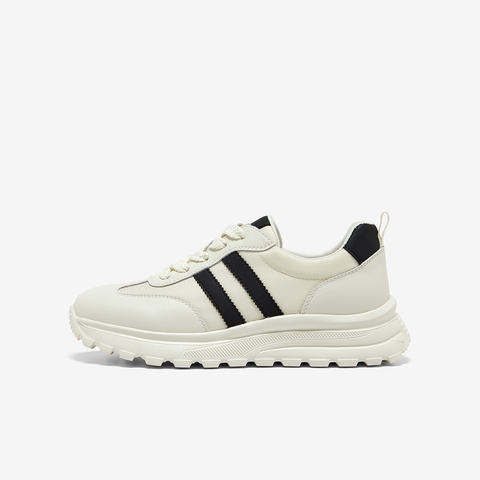 Bata小白鞋女2025夏季商场新款厚底透气休闲百搭运动鞋81638BM5