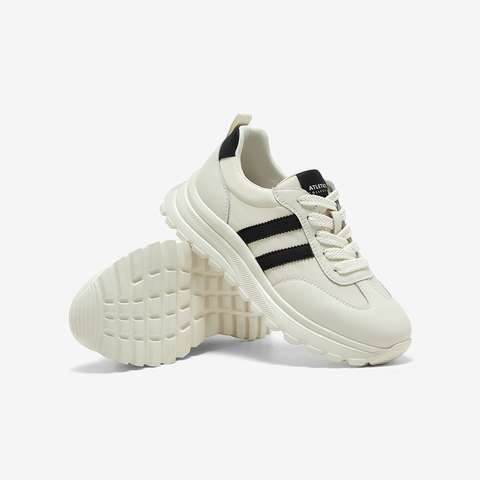 Bata小白鞋女2025夏季商场新款厚底透气休闲百搭运动鞋81638BM5