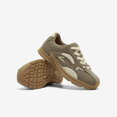 Bata休闲鞋女2025春季新款牛剖皮厚底通勤百搭运动鞋063R1AM5