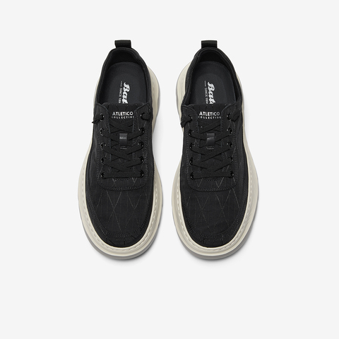 Bata休闲鞋男2025夏季商场新款厚底通勤透气百搭轻便板鞋ELH55BM5