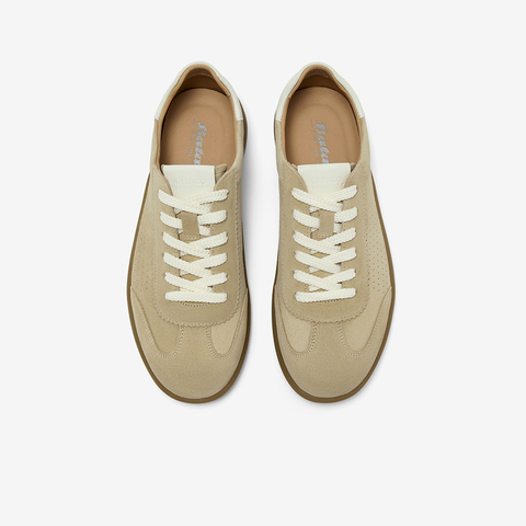 Bata休闲鞋男2025夏商场新款通勤牛剖皮软底德训运动鞋EYR30BM5