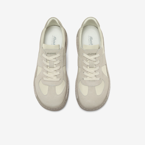 Bata休闲鞋男2025秋季新款牛剖皮透气舒适百搭厚底运动鞋18630CM5