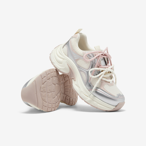 Bata老爹鞋女2025秋商场新款通勤百搭运动时尚厚底休闲鞋5825BCM5