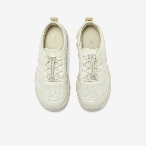 Bata休闲鞋女2025夏季商场新款厚底透气休闲百搭运动鞋A2017BM5