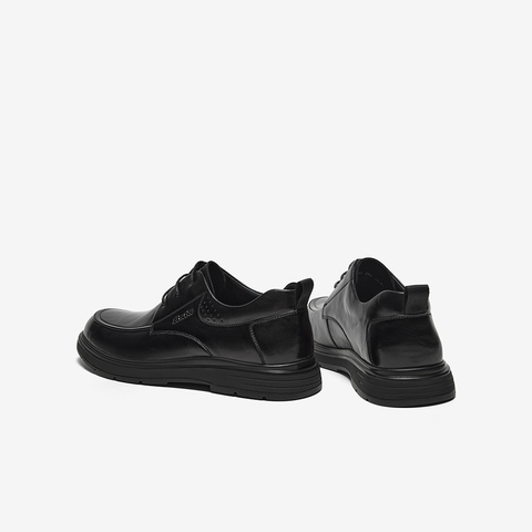 Bata商务正装鞋男2025秋季商场新款英伦牛皮德比鞋婚鞋71603CM5