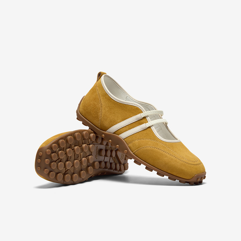 Bata休闲玛丽珍2025秋季商场新款羊皮舒适通勤豆豆底单鞋ABI04CQ5