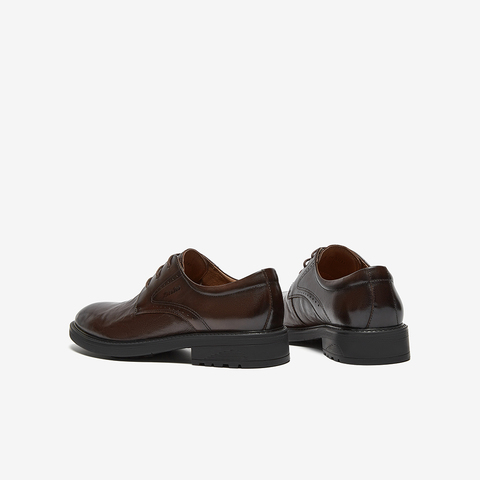 Bata正装皮鞋男2025秋商场新款牛皮商务通勤牛津德比鞋92B01CM5