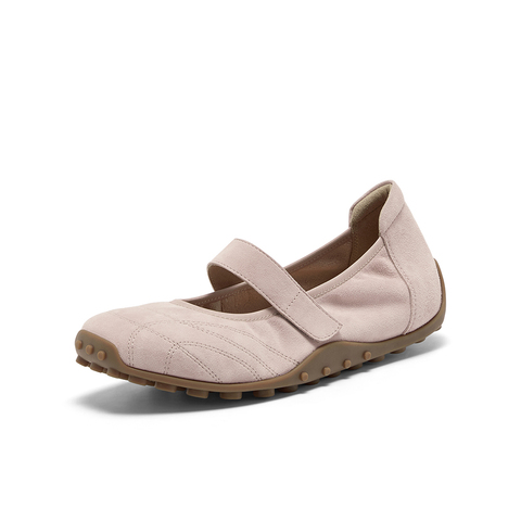 Bata休闲玛丽珍2025秋季商场新款羊皮通勤豆豆底开车鞋ABI10CQ5