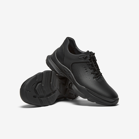 Bata休闲鞋男2025秋季商场新款厚底牛皮通勤透气运动鞋92C01CM5