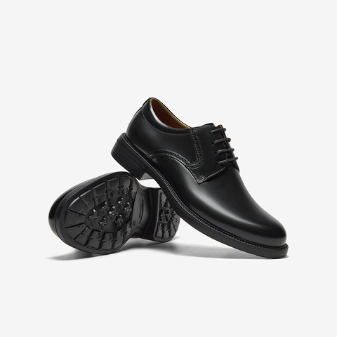 Bata英伦正装皮鞋男2025秋季商场新款牛皮商务通勤德比鞋92A01CM5