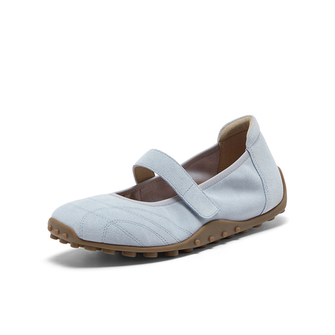 Bata休闲玛丽珍2025秋季商场新款羊皮通勤豆豆底开车鞋ABI10CQ5