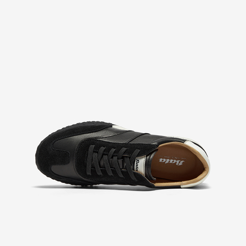 Bata休闲鞋男2025秋商场新款百搭通羊皮潮流德训运动鞋51069CM5