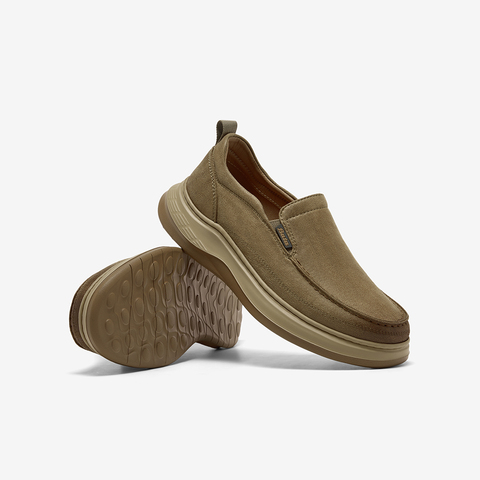 Bata乐福鞋男2025秋季商场新款舒适厚底百搭通勤一脚蹬T2580CM5