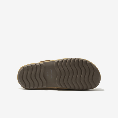 Bata勃肯鞋男2025秋商场新品英伦风复古牛剖皮厚底一脚蹬25127CM5