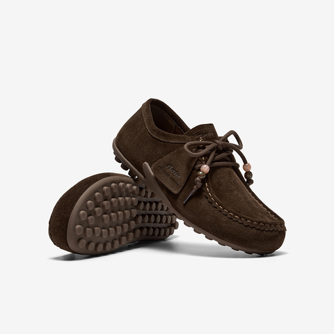 Bata袋鼠鞋女2025秋季商场新款牛剖皮厚底百搭通勤单鞋73117CM5