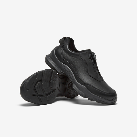 Bata休闲鞋男2025秋季商场新款厚底牛皮通勤透气运动鞋92E01CM5