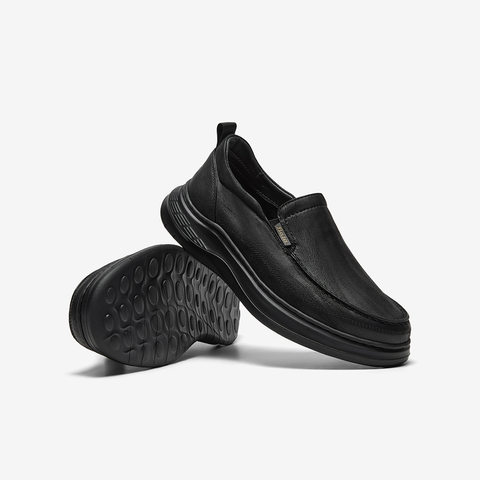 Bata乐福鞋男2025秋季商场新款舒适厚底百搭通勤一脚蹬T2580CM5