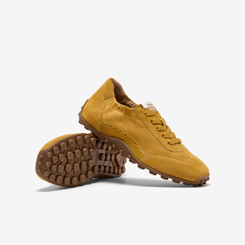 Bata休闲鞋女2025秋商场新款羊皮通勤百搭德训轻便运动鞋ABI02CM5